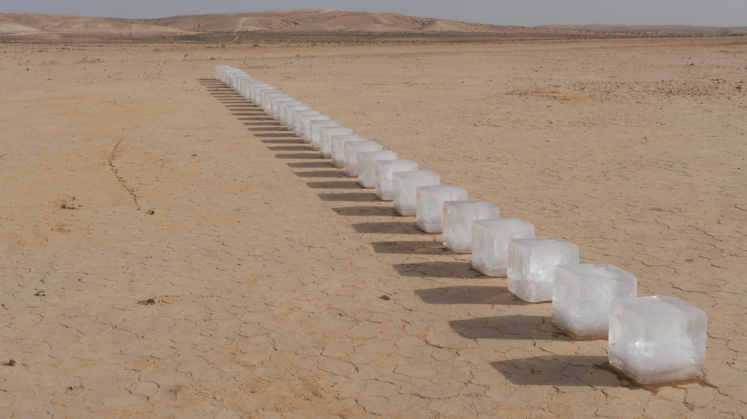 31 cubes Aerial view Moshe Vollach | Arte Laguna Prize